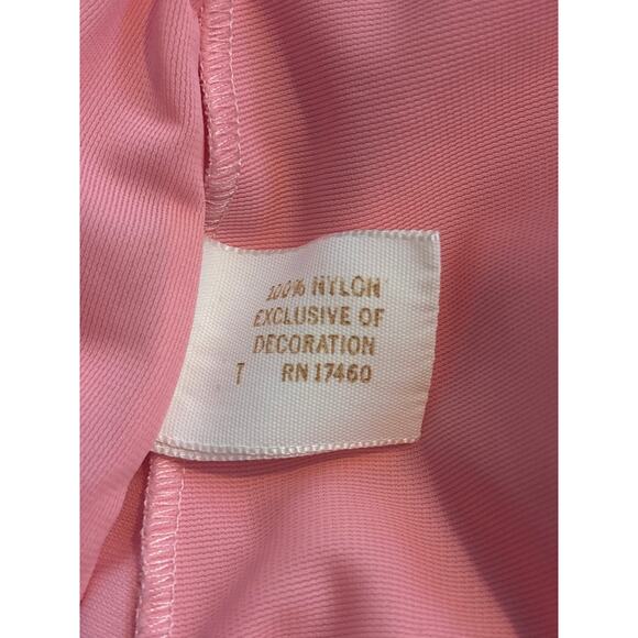 Vintage 70s John Kloss Cira Pink Babydoll Cowl Slip Dress Coquette Romantic - Picture 12 of 15